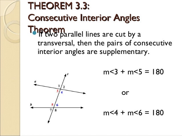 Theorem 3 2 Alternate Interior Angles Theorem