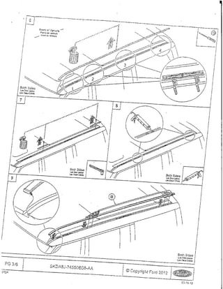 FORD FLEX OEM ROOF RACK INSTALLATION PAGE 3