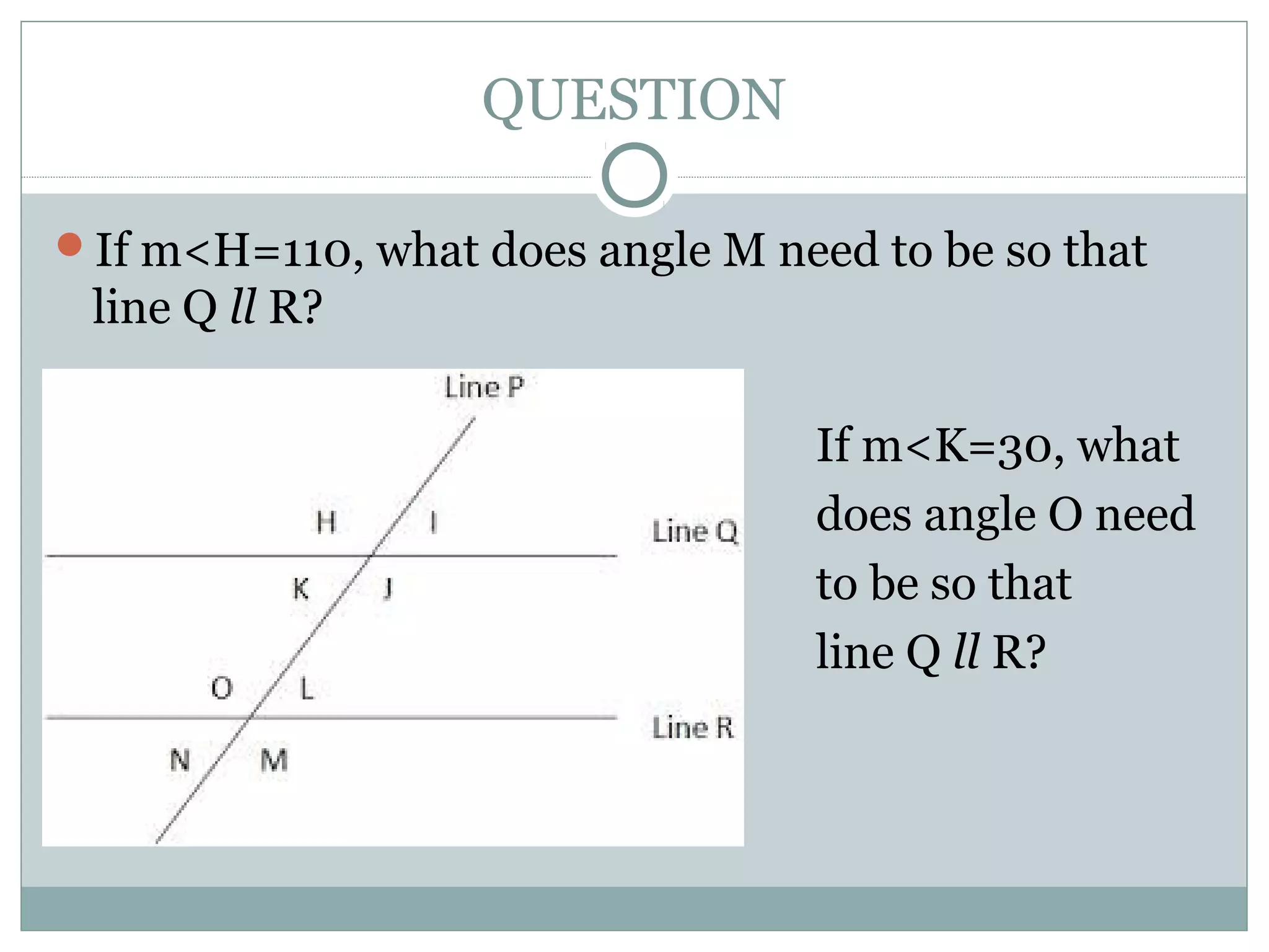 3.3 prove lines are parallel | PPT
