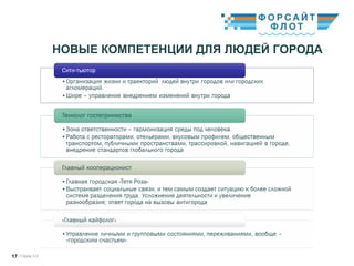 / Город 3.017
НОВЫЕ КОМПЕТЕНЦИИ ДЛЯ ЛЮДЕЙ ГОРОДА
 