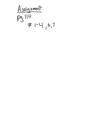 3.1   characteristics of polynomials