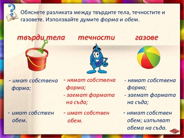 Твърди тела, течности и газове - ЧП, 3 клас, Булвест