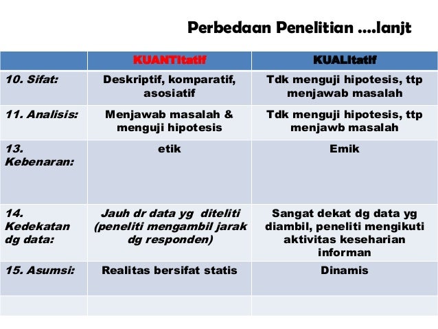 3 Dua Pendekatan Dalam Penelitian