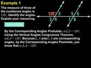 3.2 use parallel lines and transversals | PPTX