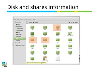 Disk and shares information

 