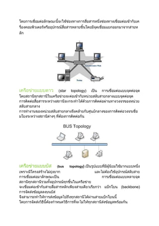 star

bus

topology)

topology)

backbone)

 