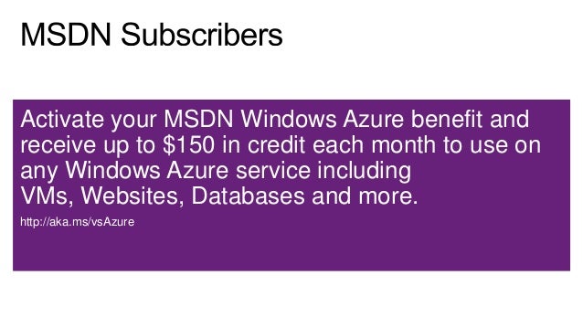 Websites, Web Services and Cloud Applications with Visual Studio slideshare