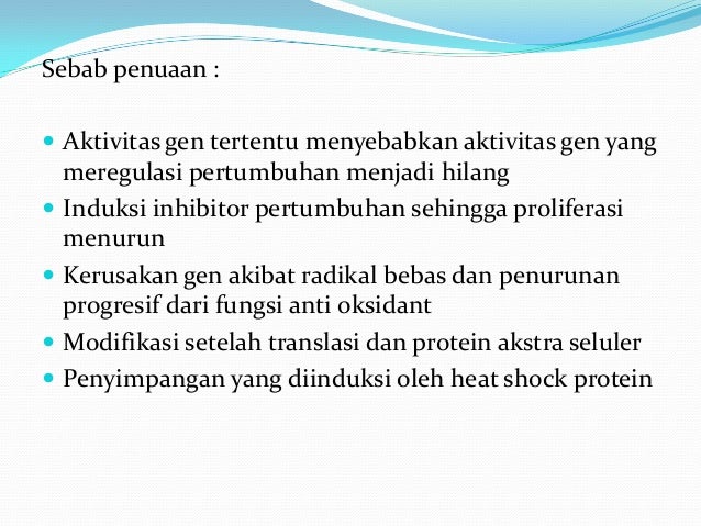 3. degenerasi dan kematian sel
