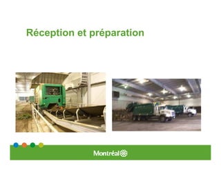 Réception et préparation
 