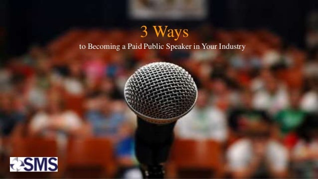 becoming a public speaker