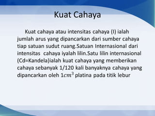 Kuat Cahaya

 