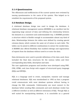 clinic database and software management system | PDF