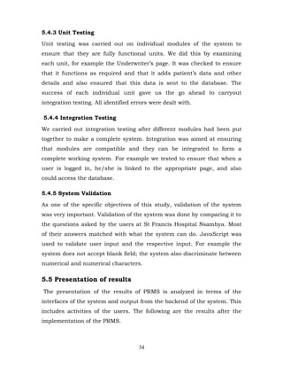 clinic database and software management system | PDF