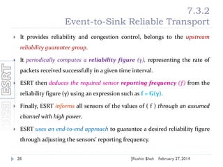 Transport control protocols for Wireless sensor networks | PPTX
