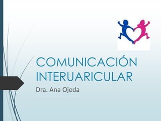 COMUNICACIÓN
INTERUARICULAR
Dra. Ana Ojeda

 