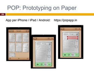 POP: Prototyping on Paper
R.Polillo -
Marzo 201416
App per iPhone / iPad / Android: https://popapp.in
 