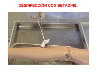 DESINFECCIÓN CON BETADINE
 