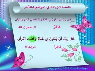 تصميمات  في الأيات  المتشابهات   الجزء 3    إعداد  إبتسام ربيعي