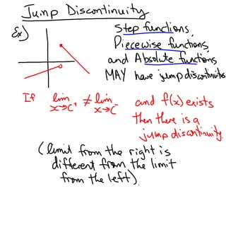 3.4   discontinuities