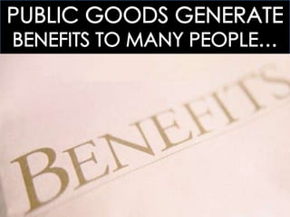 ECOGOV: 3.3 PROVIDING PUBLIC GOODS