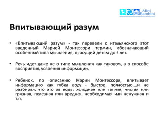 Что такое впитывающий разум? | PPT