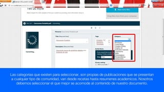 3. subir documentos