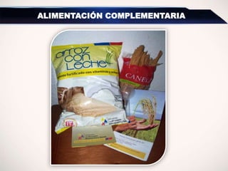 ALIMENTACIÓN COMPLEMENTARIA
 