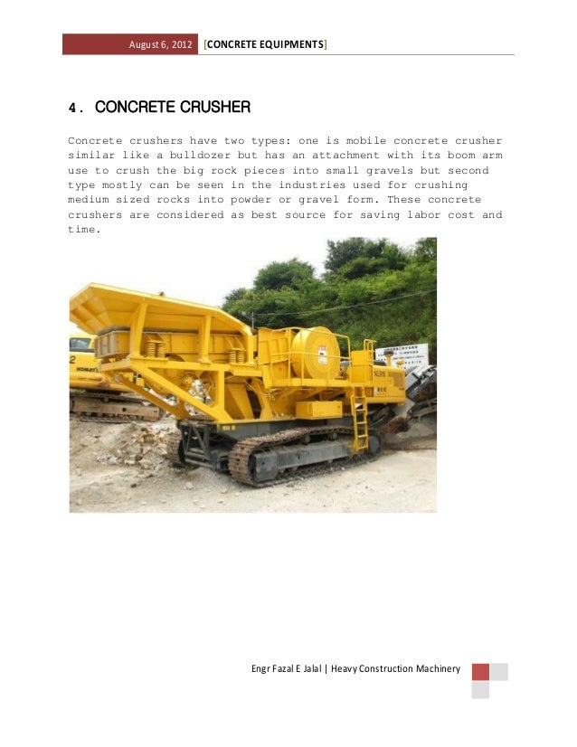 Concrete Equipment Concrete Equipment