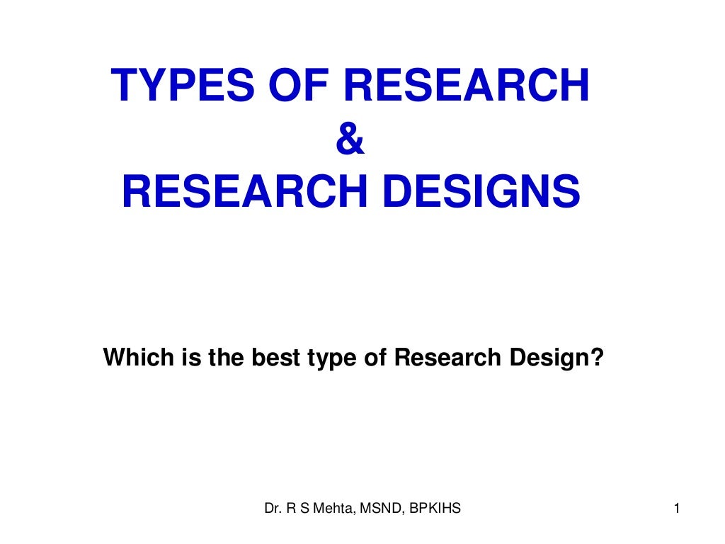 3 Types Of Research Study