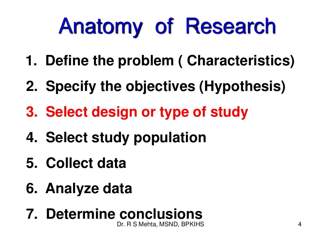 3. types of research study