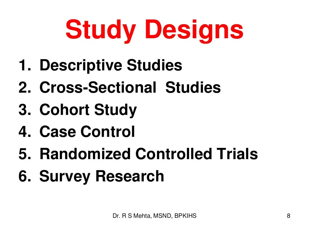 3 Types Of Research Study