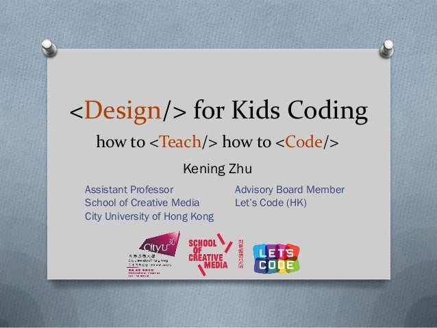 How to Teach how to Code for kids