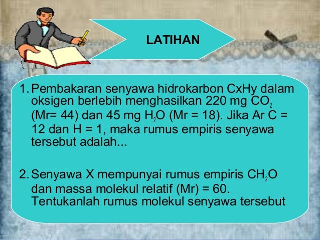 Ppt Rumus Empiris Dan Rumus Molekul