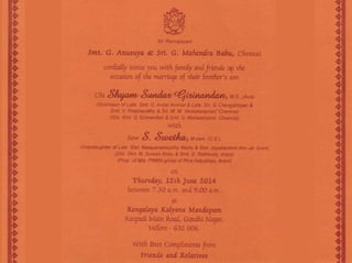 Marriage Invitation third page
