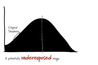 Clipped
Shadows
A potentially underexposed image
 