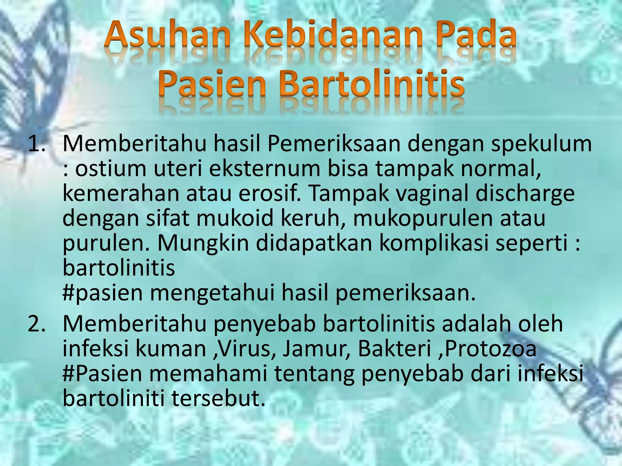 3. bartolinitis & infeksi kelenjar skene | PPTX