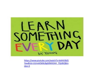 https://www.youtube.com/watch?v=bAHVI8d5
Yaw&list=UUmAObNLBg60MA5AH_7QsBtQ&in
dex=3
 