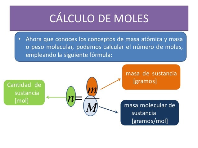 3.2.3 estequiometría