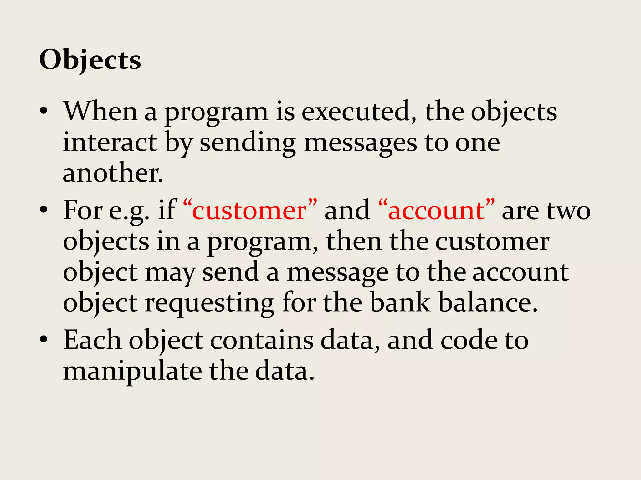 Introduction to oops concepts | PDF