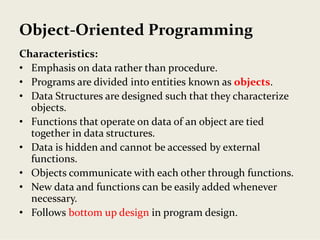 Introduction to oops concepts | PDF