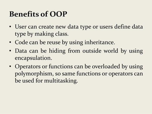 Introduction to oops concepts | PDF | Programming Languages | Computing
