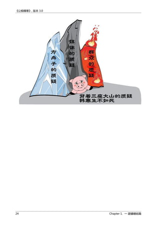 《公痴韓寒》, 版本 3.0
24 Chapter 1. 一 證據總結篇
 