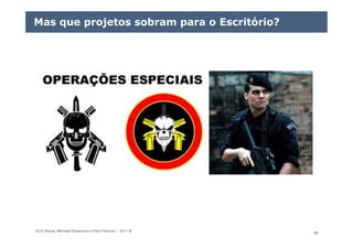 ELO Group, Michael Rosemann e Paul Harmon – 2011 © 86
Mas que projetos sobram para o Escritório?
 