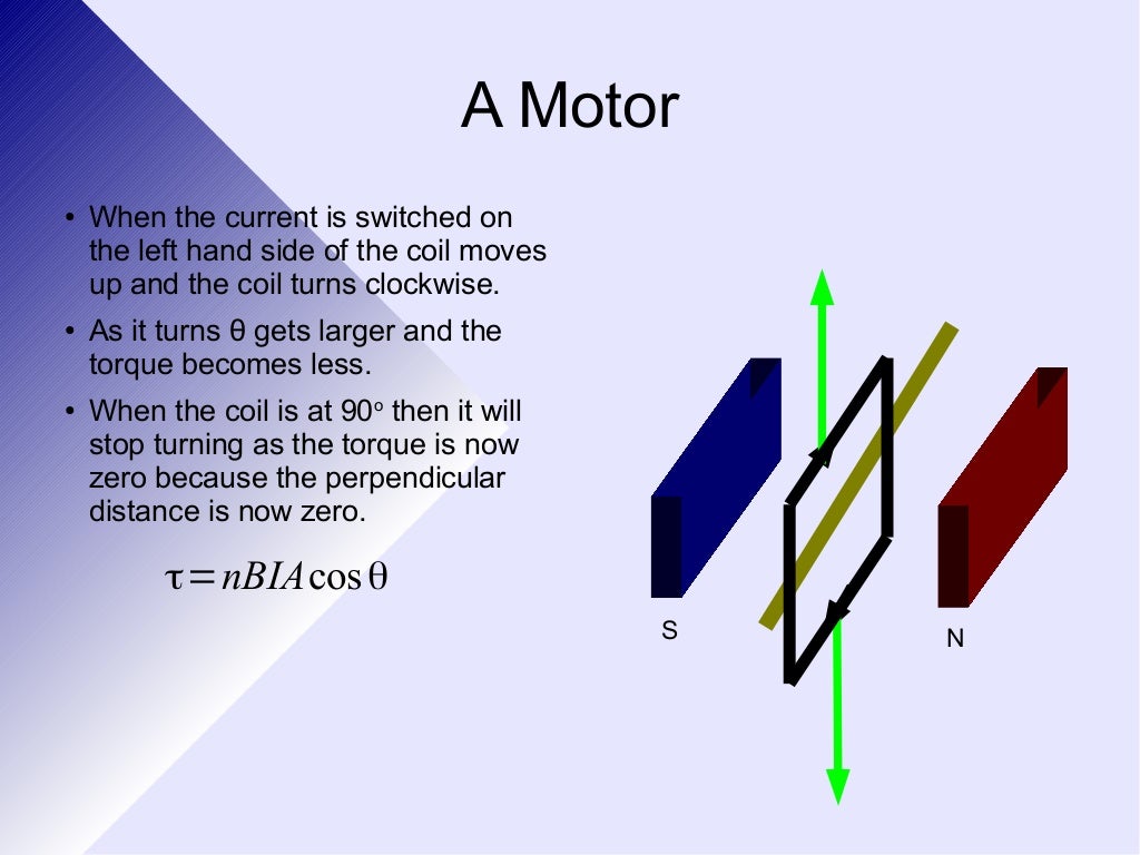 3.1.2 using the motor effect