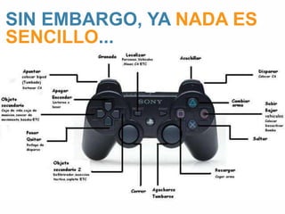 SIN EMBARGO, YA NADA ES 
SENCILLO... 
 