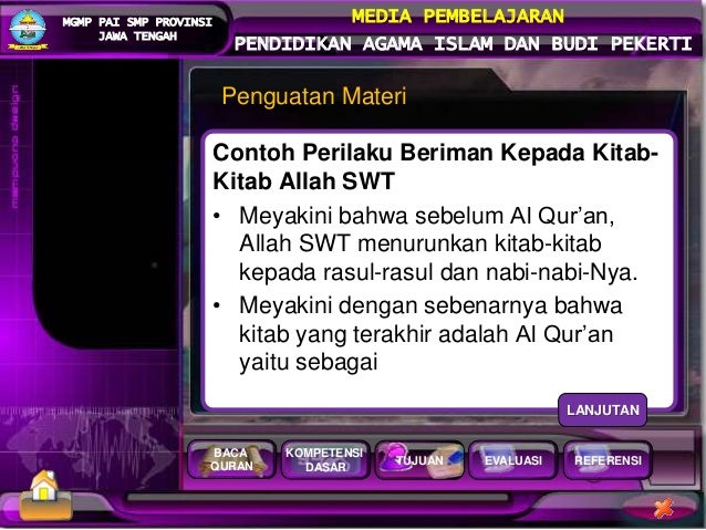 3. perilaku beriman kepada kitab allah