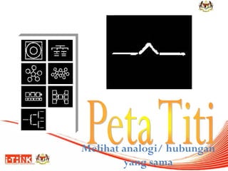 Melihat analogi/ hubungan yang sama  
