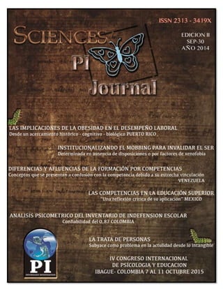 ISSN 2313-349X www.sciences-pi.com 
 