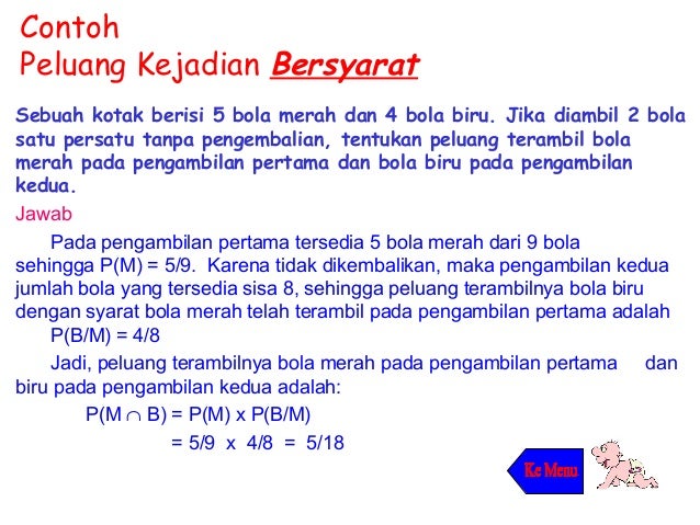 Peluang Kejadian Bersyarat Contoh Soal Biaya Pendidikan