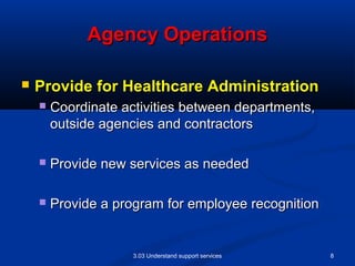 3.03 understand support services | PPT